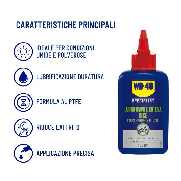 WD-40 Lubrificante Catena per condizioni asciutte 100 ml