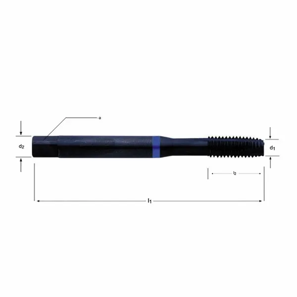 Maschi a macchina HSS-E INOX VAP DIN 371/376 anello blu M