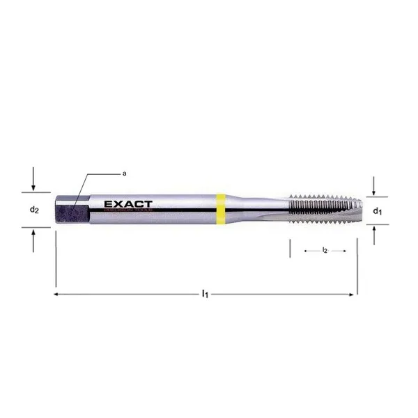 Maschi a macchina HSS-E ICFP DIN 371/376 anello giallo M