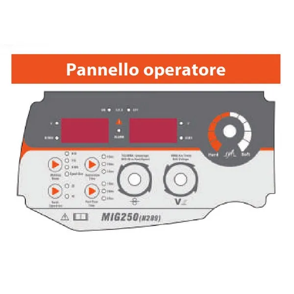 Multifunzione Digitale compatta MIG 250A Inverter Sinergica