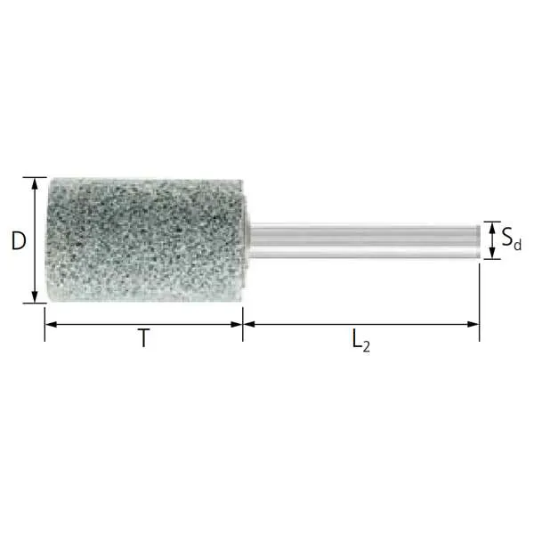 Mole cilindriche PFERD ZY ALU 3 x 30 mm