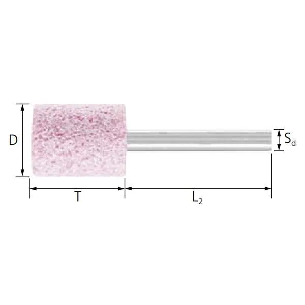 Mole cilindriche PFERD ZY STEEL EDGE 8 x 40 mm