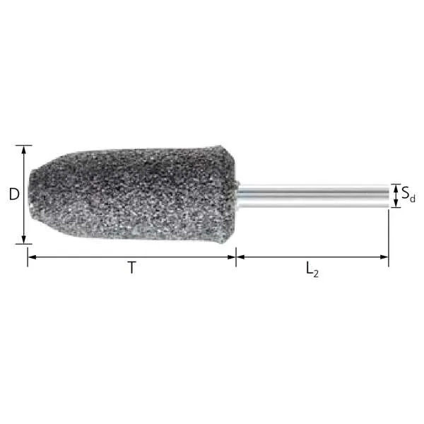 Mole a ogiva PFERD SP CAST EDGE 6 x 40 mm fonderie