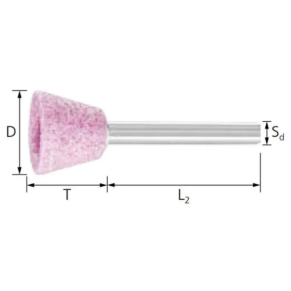 Mole a tazza PFERD TO STEEL EDGE 6 x 40 mm