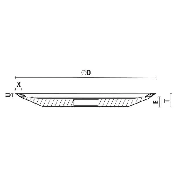 Mole per affilatura lame circolari con dentelli in HW X930