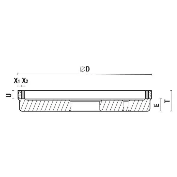 Mole per affilatura lame circolari con dentelli in HW X940
