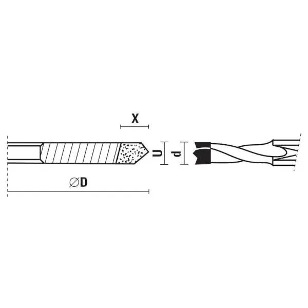 Mole per punte componibili con incisori arrotondati X900