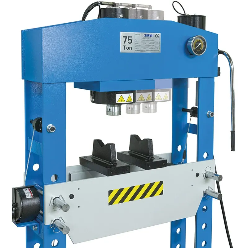 Pressa idraulica manuale e pneumatica P001/75 Fervi