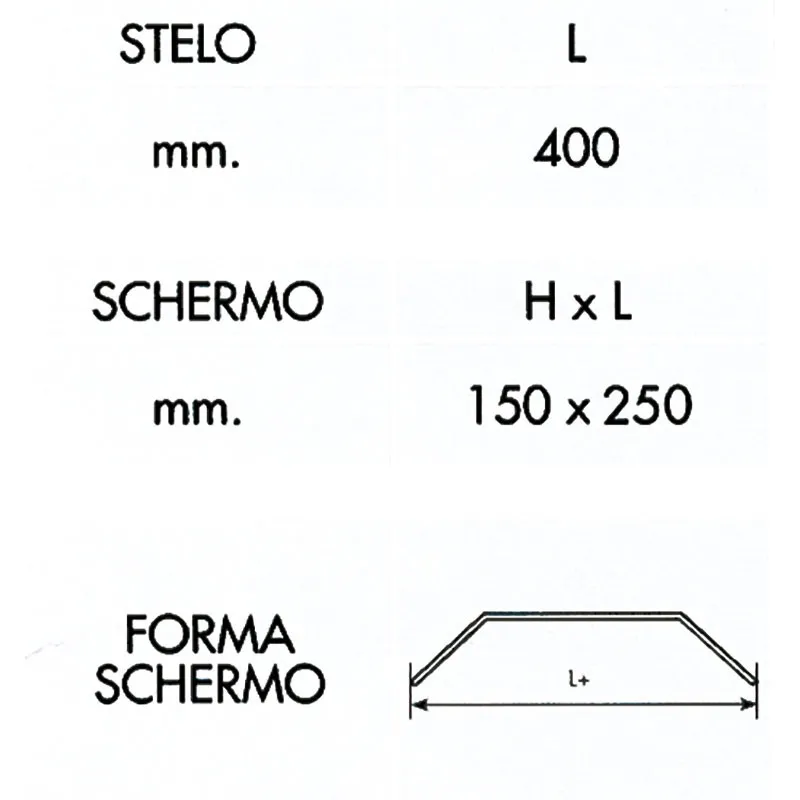 Protezione antinfortunistica per macchine utensili P100/250