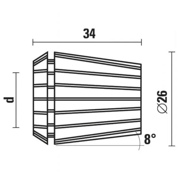 Pinze ER25 - DIN 6499 Klein