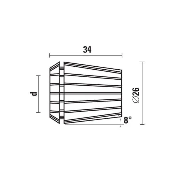 Pinze er25 - din 6499 - ultra precise