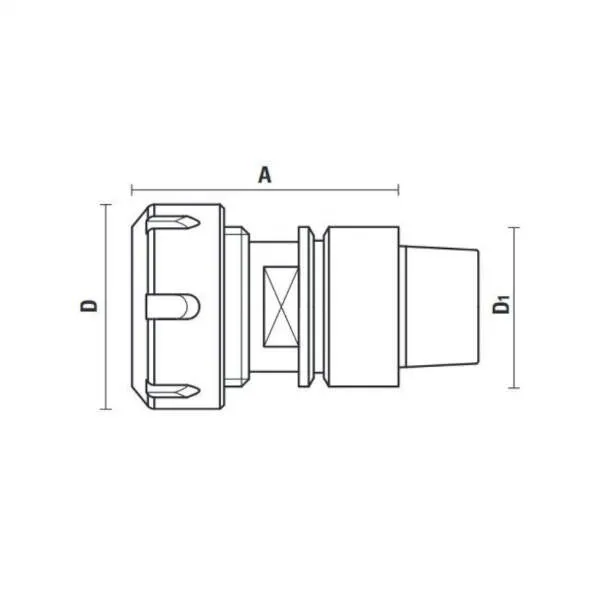 Portautensili cono hsk forma 32e