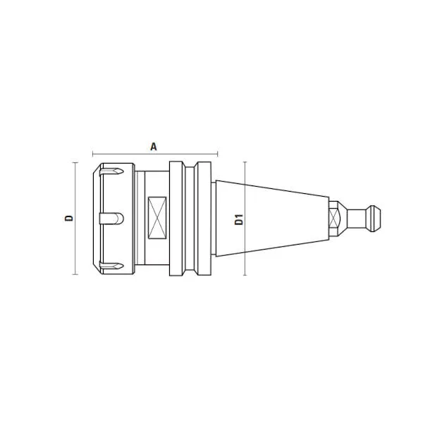 Portautensili cono iso 30 DIN 6499