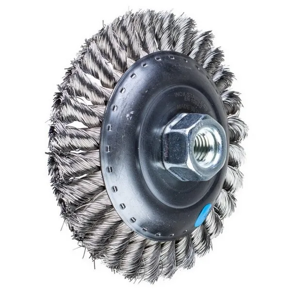 Spazzole coniche con foro filettato PFERD KBG INOX