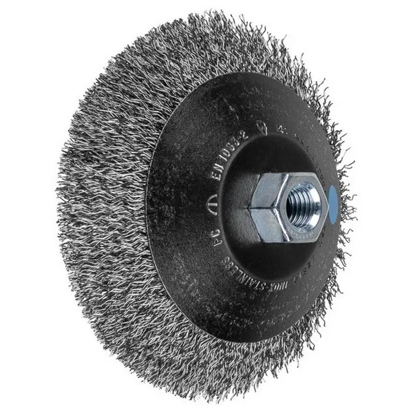 Spazzole coniche con foro filettato PFERD KBU INOX