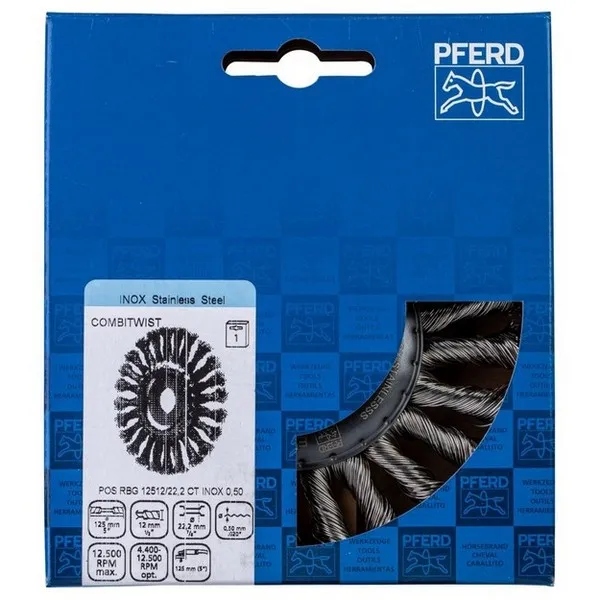Spazzole a disco PFERD RBG COMBITWIST INOX