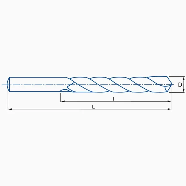 Punte HSS-Co5% DIN 338W Multi Inox 1021
