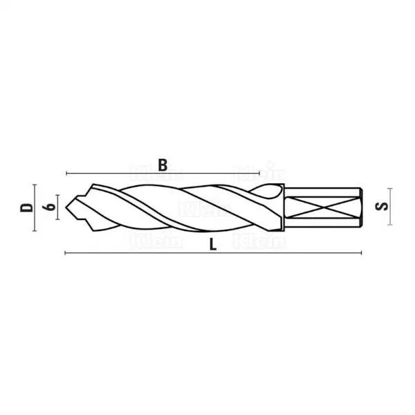 Punte hs per forare PVC e alluminio z2 U260