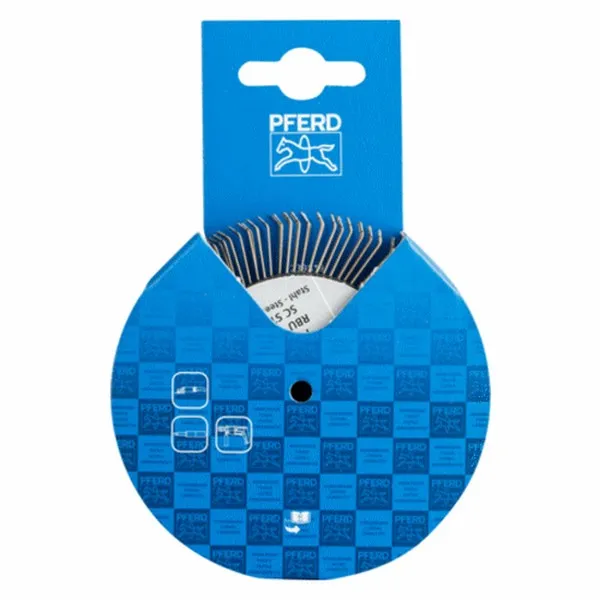Spazzole a disco PFERD RBU, POLISCRATCH ST