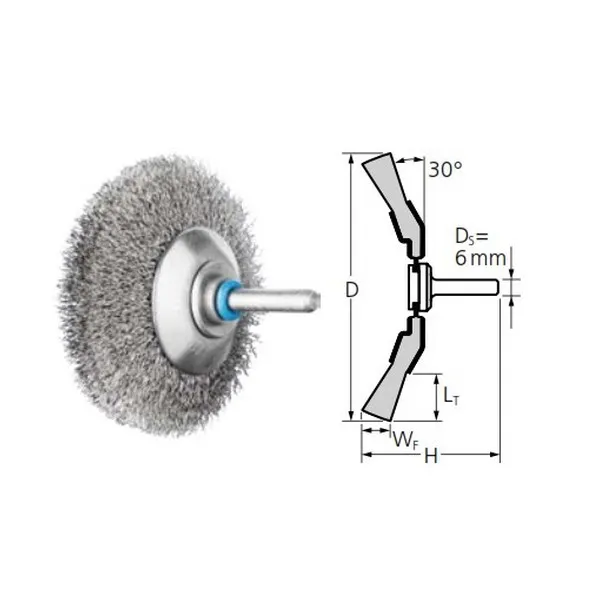 Spazzole a disco PFERD KBUIT INOX