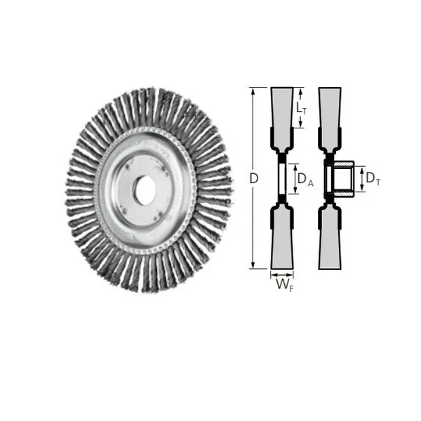 Spazzole a disco PFERD RBG pipeline INOX