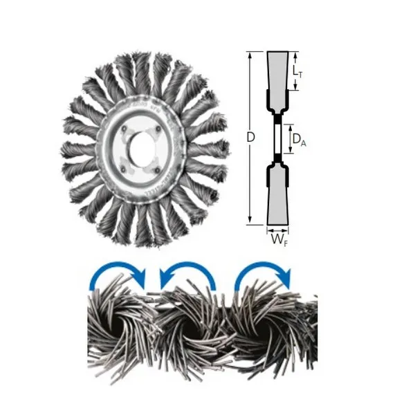 Spazzole a disco PFERD RBGIT CT/RBGIT PIPE CT INOX