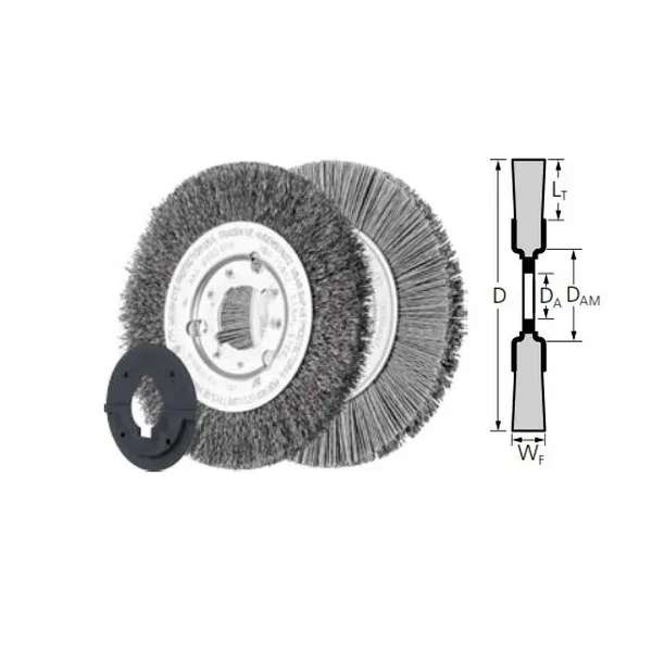 Spazzole a disco PFERD RBU sottile CO