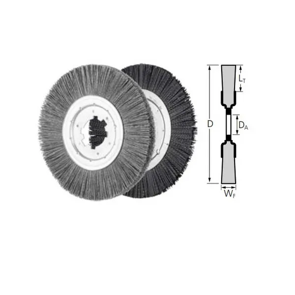 Spazzole a disco PFERD RBU sottile stazionaria CO