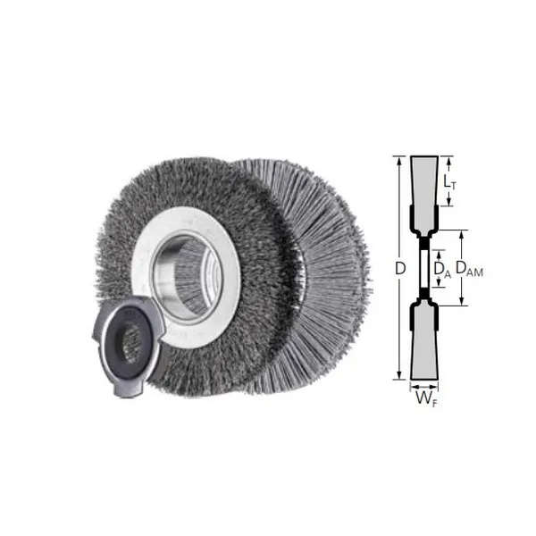 Spazzole a disco PFERD RBU tipo largo uso universale SIC