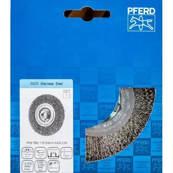 Spazzole a disco PFERD RBU INOX