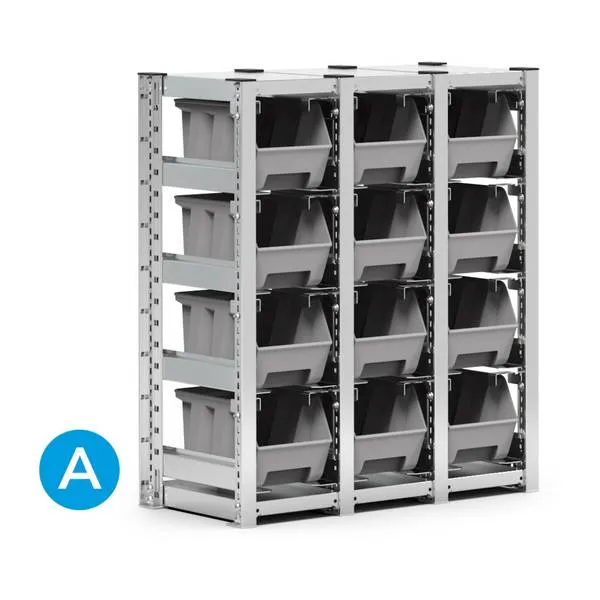 Scaffali ST con contenitori ST0901