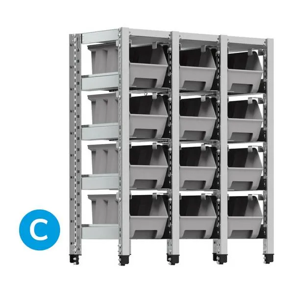 Scaffali ST con contenitori ST0903