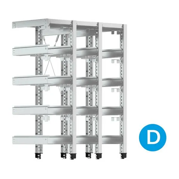 Scaffali ST aggiuntivi con contenitori ST0908
