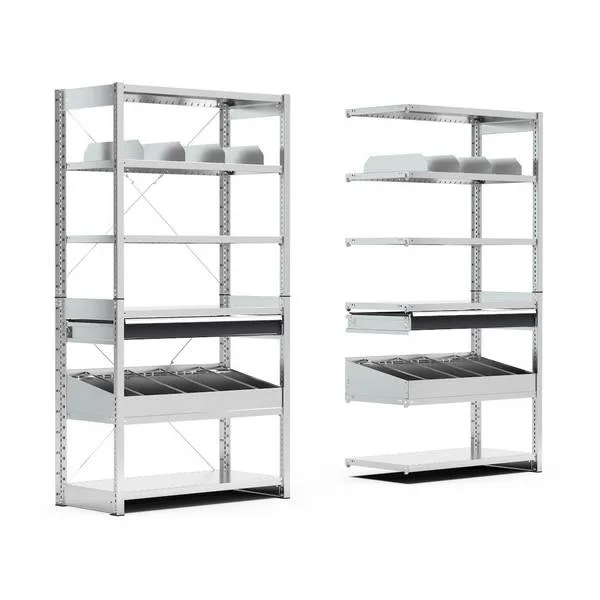 Scaffali ST aggiuntivi con piani ST1025