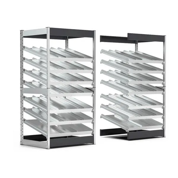 Scaffali ST aggiuntivi con piani inclinati ST1041