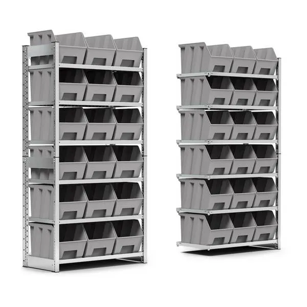 Scaffali ST aggiuntivi con piani ST1054
