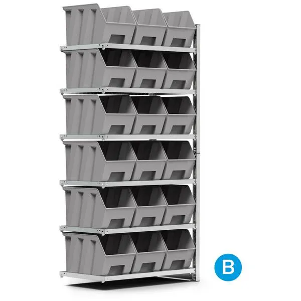 Scaffali ST aggiuntivi con piani ST1054