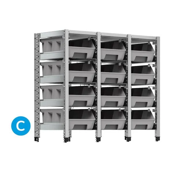 Scaffali ST con contenitori ST1203