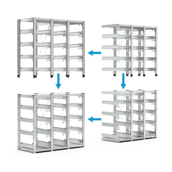 Scaffali ST aggiuntivi per contenitori ST1208