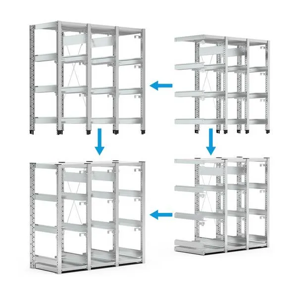 Scaffali ST con contenitori ST1215