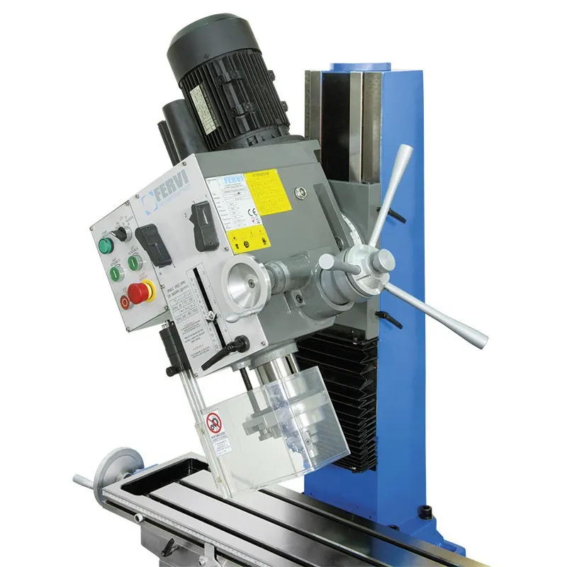 Trapano fresa da banco ad ingranaggi T044/400V Fervi