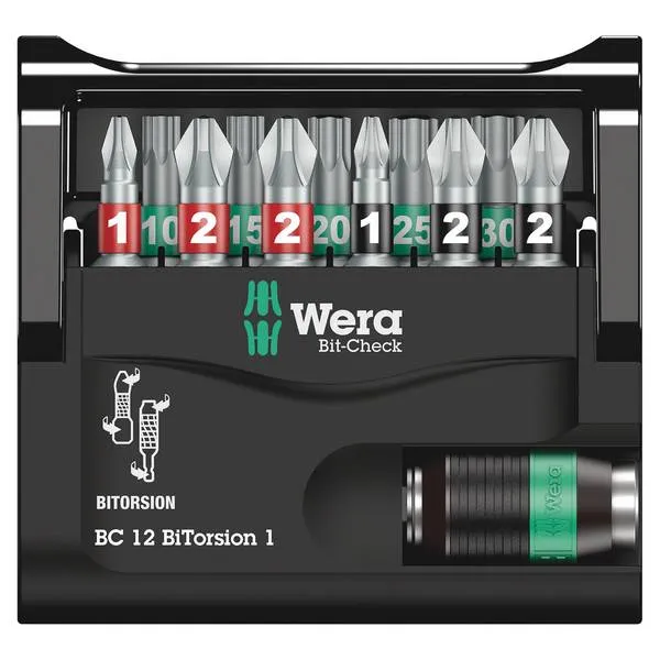 Set di inserti Wera Bit-Check 12 BiTorsion 1