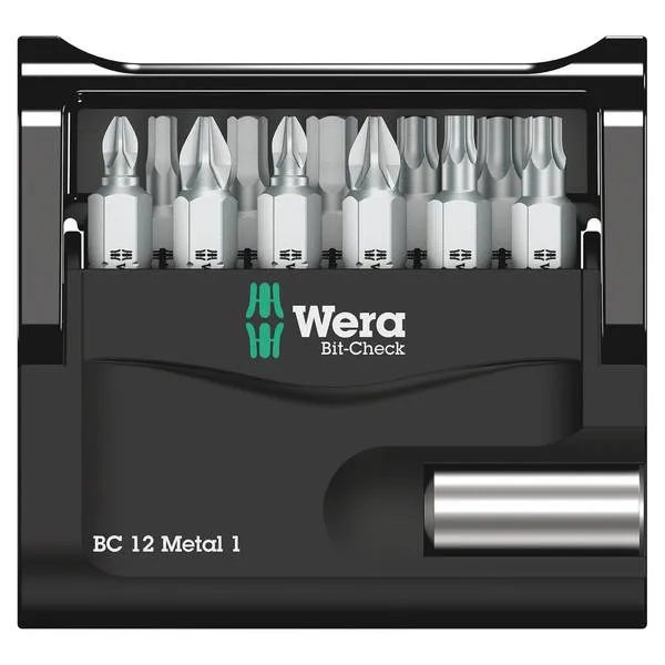 Set di inserti Wera Bit-Check 12 Metal 1
