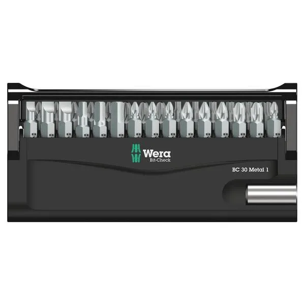Set di inserti Wera Bit-Check 30 Metal 1