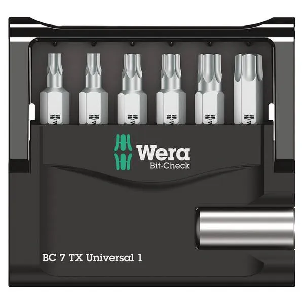 Set di inserti Wera Bit-Check 7 TX Universal 1