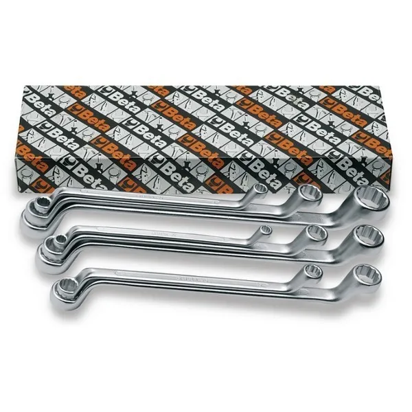 Serie 8 chiavi poligonali doppie curve Beta 90/S8