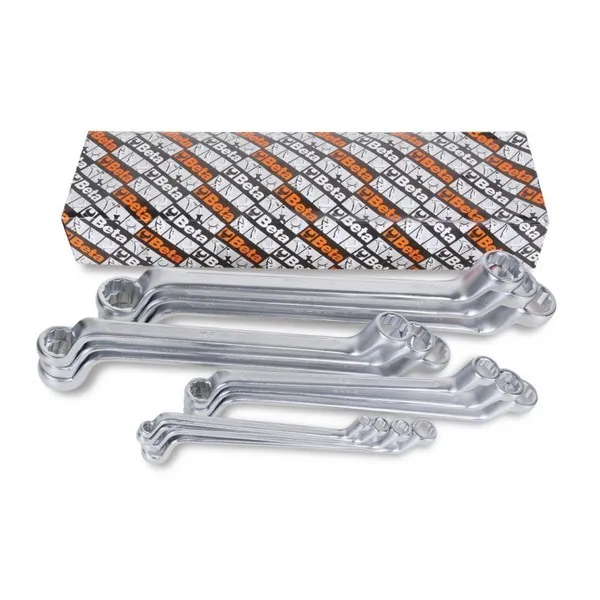 Serie 13 chiavi polig. doppie curve Beta 90/S13