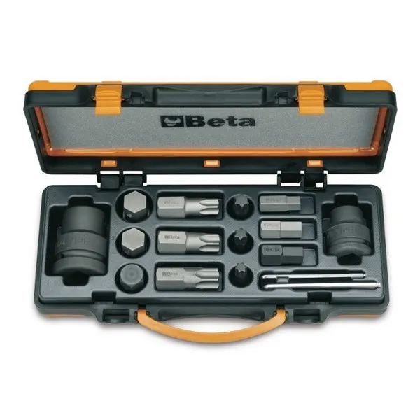 12 inserti maschio e 4 accessori Beta 727/C16
