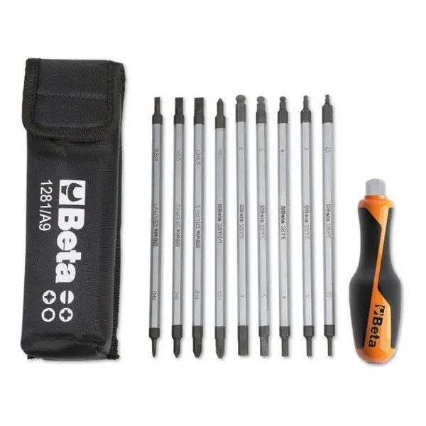 Assortimento 9 giraviti bival. Beta 1281BG/A9