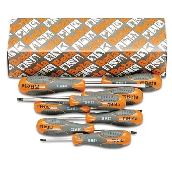 Serie 8 chiavi maschio Tam. Res. Torx® 1298RTX/S8